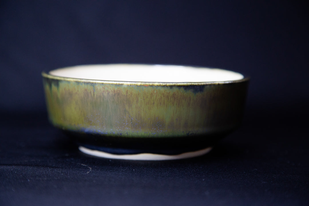 Metallic Seaweed Bonsai Pot