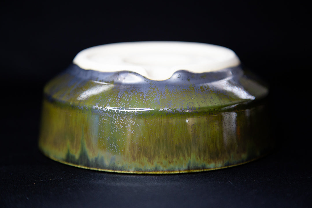 Metallic Seaweed Bonsai Pot